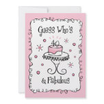 Fabulous 40 Custom Birthday Invitations