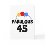 Fabulous 45 card