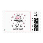 Fabulous 50 Birthday Stamp
