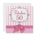 Fabulous 50 - Custom Birthday Party Invitations