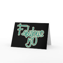 Fabulous 50th Birthday cards