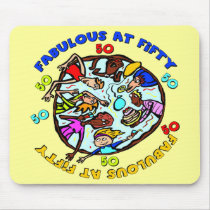 Fabulous 50th Birthday Mousepad