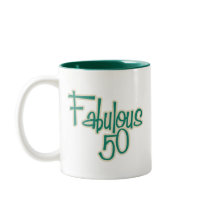 Fabulous 50th Birthday Mugs