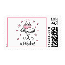 Fabulous 60 Birthday Stamp