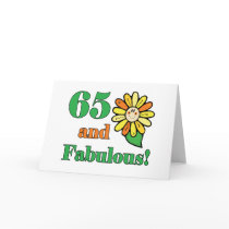 Fabulous 65th Birthday Gifts Cards