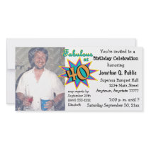 Fabulous At 40 Birthday Party Photo Invitation Photo Card Template