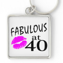 Fabulous at 40 key chains
