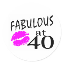 Fabulous at 40 sticker