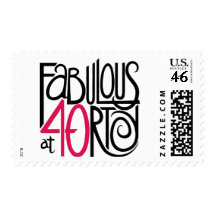 Fabulous at 40rty Stamp