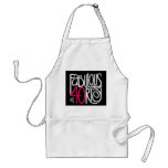 Fabulous at 40rty white Apron