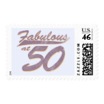 Fabulous at 50 Birthday stamps