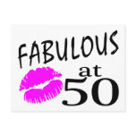 Fabulous at 50 postcard