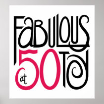 Fabulous at 50 Poster