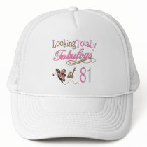 Fabulous at 81 hats