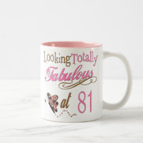 Fabulous at 81 mugs