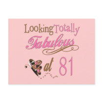 Fabulous at 81 postcards