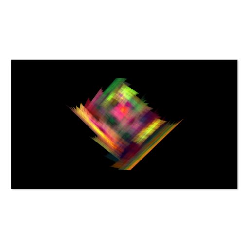 Fabulous Bright Diamond Shaped Logo Business Card