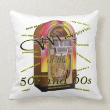 Fabulous fifties juke box American MoJo Pillow