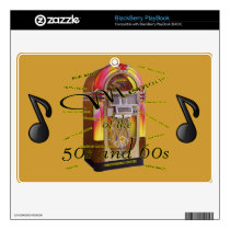 Fabulous fifties juke box Zazzle Skin Blackberry Skin