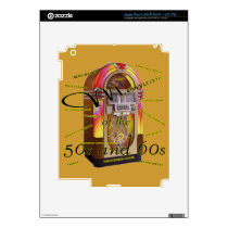 Fabulous fifties juke box Zazzle Skin Decals For Ipad 3