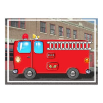 Fabulous Fire Truck and Station posters