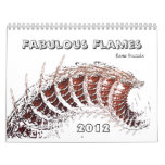 FABULOUS FLAMES flame fractals Calendar