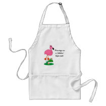Fabulous Flamingo Apron by ChiaPetRescue Fabulous Flamingo Apron