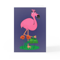 Fabulous Flamingo Greeting Card