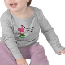 Fabulous Flamingo on a t-shirt by ChiaPetRescue Fabulous Flamingo on a t-shirt