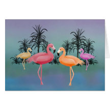 Fabulous Flamingos Cards