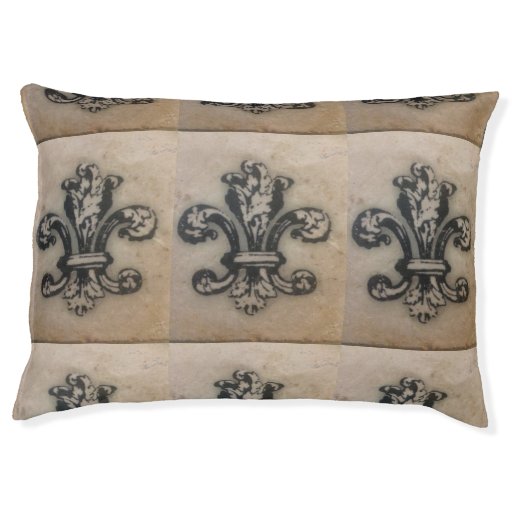 Fabulous Fleur de Lis Dog or Floor Cushion Large Dog Bed Zazzle