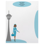 Fabulous Flight Attendant Letterhead Design