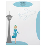 Fabulous Flight Attendant Letterhead Template