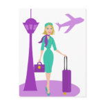 Fabulous Flight Attendant postcards
