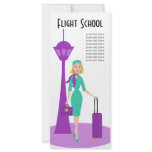 Fabulous Flight Attendant Rack Card Template