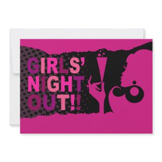 Fabulous Girls' Night Out Cocktail Party invitation