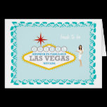 Fabulous Las Vegas Bridal Shower bride to be Card cards