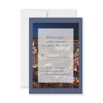 Fabulous Las Vegas RSVP Card Custom Invitations