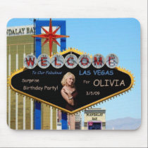 Fabulous Las Vegas Surprise BDAY Party Mousepad