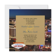 Fabulous Las Vegas Wedding Invitation invitation