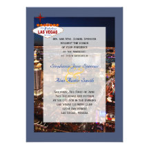 Fabulous Las Vegas Wedding Invitation