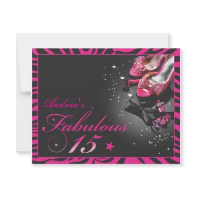 Fabulous Quinceanera! personalized invitation (10-pack)