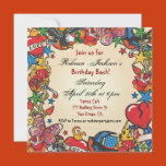 tattoo, party, invitation, birthday, sweet