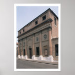 Facade of the Teatro Accademico (photo) Print