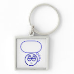 Face #1 (with speech bubble) keychains
