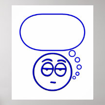 Face #1 (with speech bubble) posters