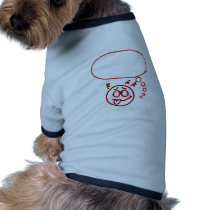 Face #3 (with speech bubble) pet tshirt
