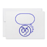 Face #5 (with speech bubble) personalized invite