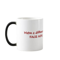 FACE  AIDS morphing mug