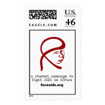 FACE  AIDS postage